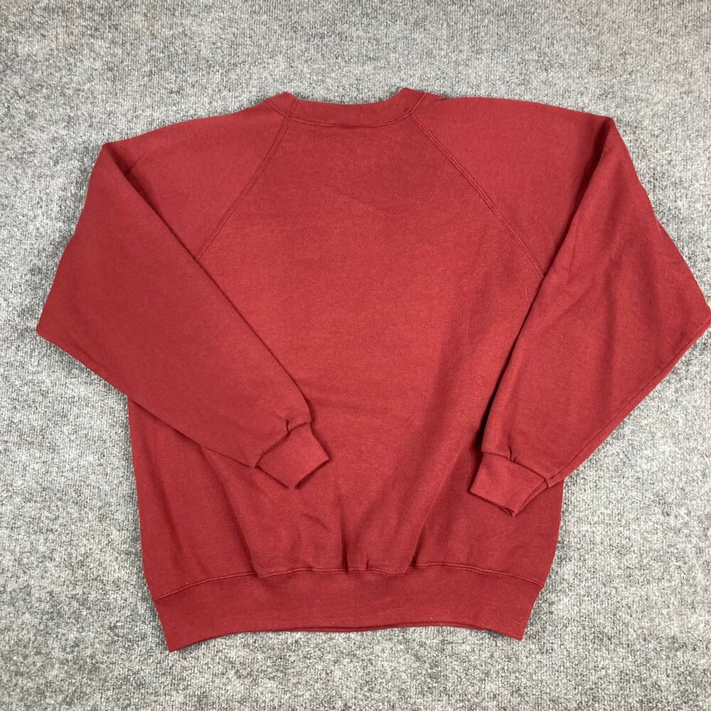 Santee Sweatshirt Mens 2XL Red Anna Ohio World Class USA Made Crewneck‎ Vintage - Picture 7 of 8